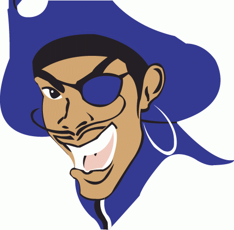 Hampton Pirates 1997-2001 Primary Logo t shirts DIY iron ons